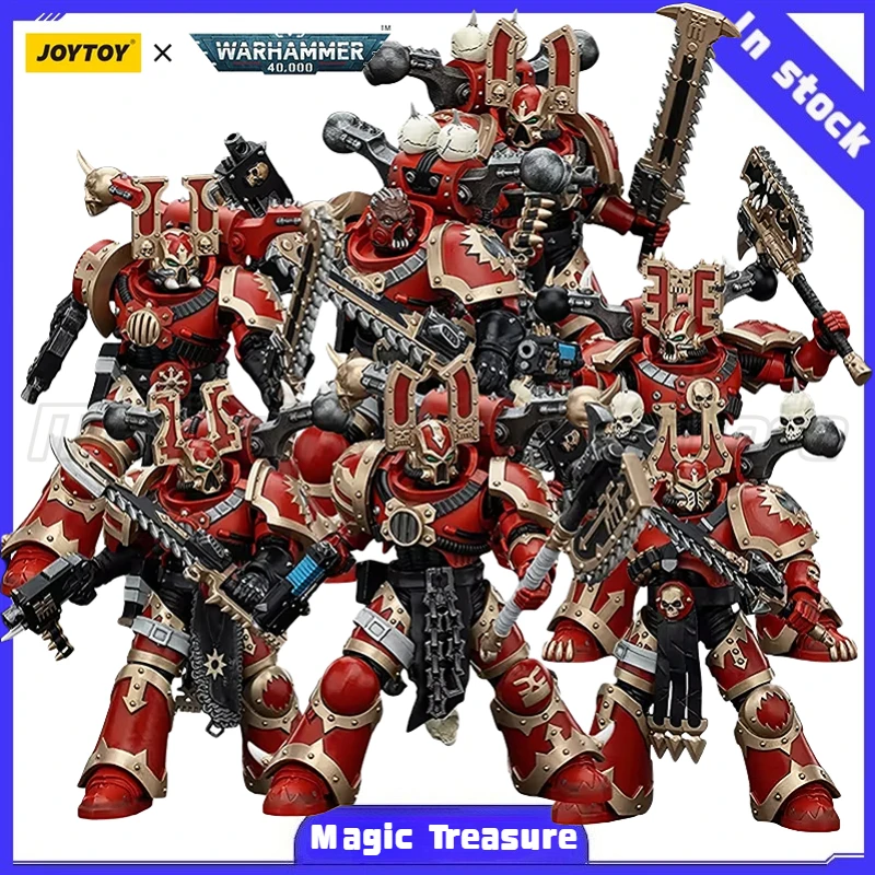 

【MT】JOYTOY 1/18 Фигурка Warhammer 40K World Eaters Khorne Berzerker 7 шт. Аниме-игрушки Модель