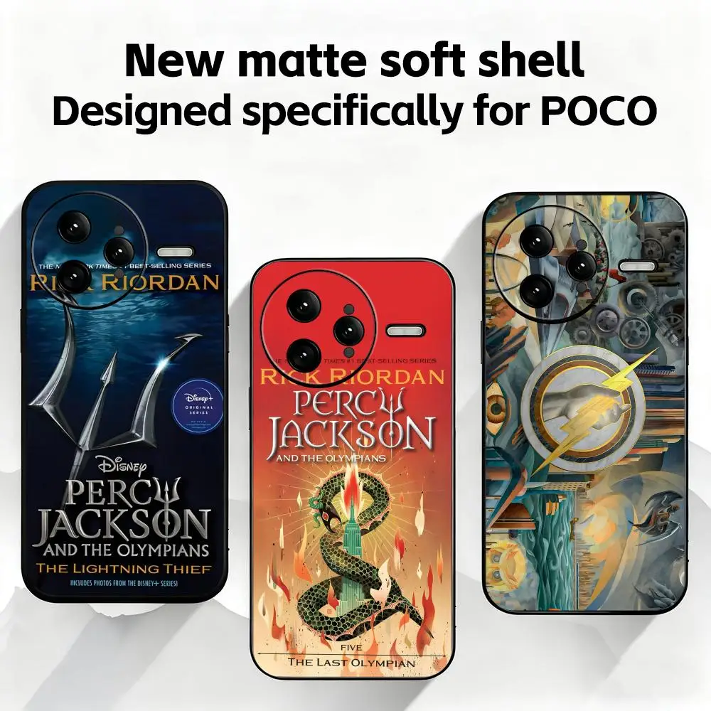 Классические фильмы The Lightning Thief Чехол для телефона Xiaomi POCO M7 M6 M5 X7 X6 X5 F7 F6 F5 Мягкий черный чехол для телефона Pro 5G