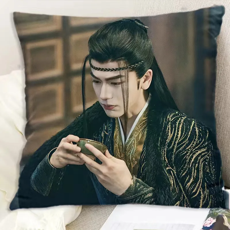 Zhang Linghe Yu Shuxin Zeng Shunxi Double-side Printed Pillowcase TV My Journey To You Drama Stills Home Car Decor Cushion Cover