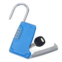 High Quality Hidden Key Safe Box Mini Metal Secret Box 4-Digital Password Combination Lock With Hook For Home Villa Caravan