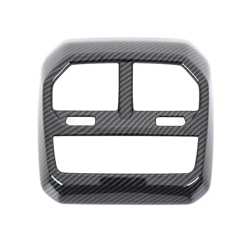ABS ألياف الكربون مركز وحدة التحكم مسند الذراع الإطار الخلفي ل 2022-2024 BMW iX (المستوردة) G08 اكسسوارات السيارات #6