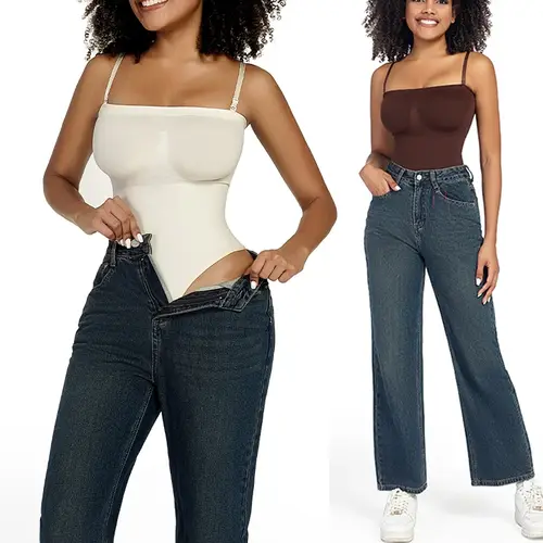 Off Shoulder Bustier Tube Top Strapless Bodysuit Women Thongs Shapewear Tummy Control Body Shaper Waist Trainer Skinny Underwear - Image 6