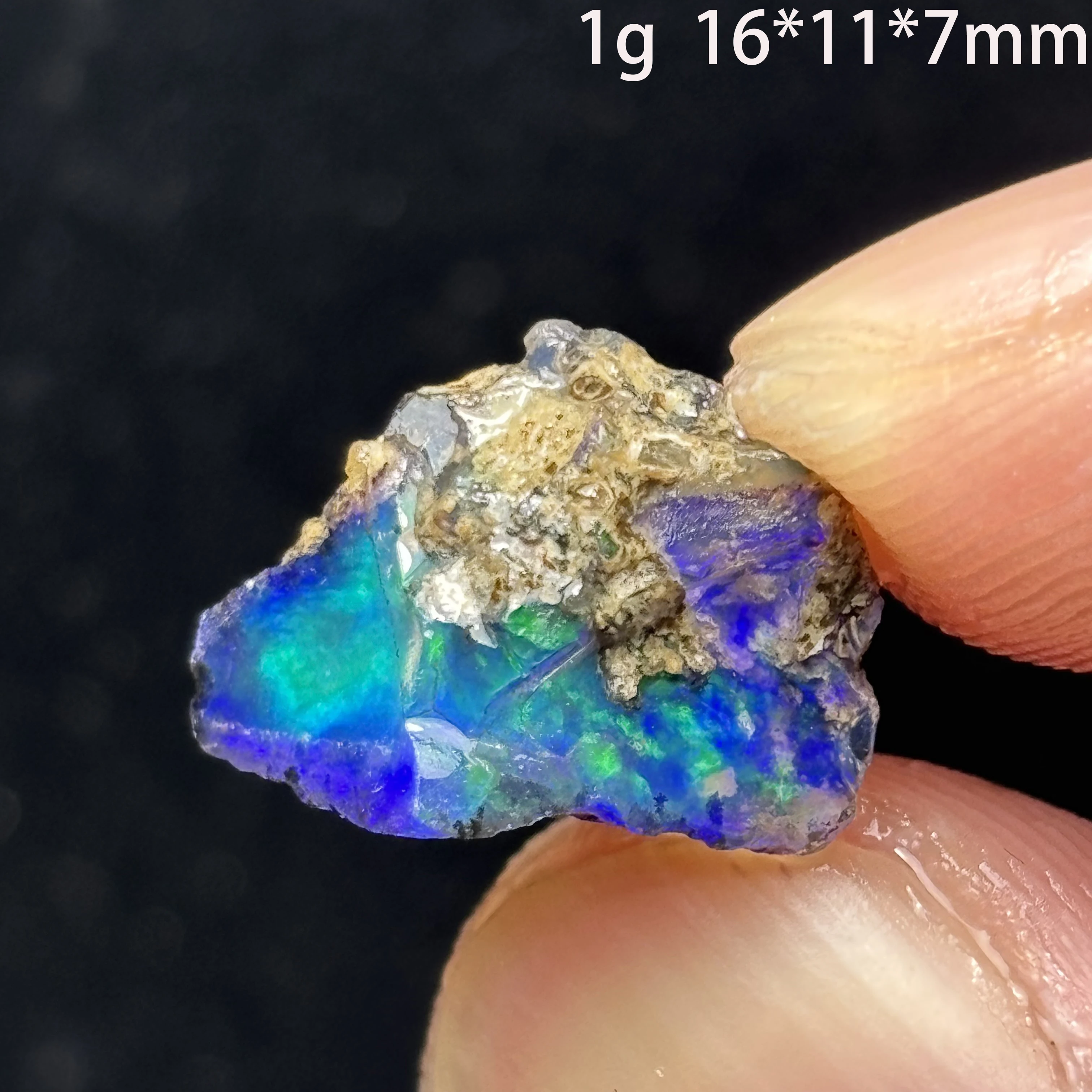 Opale d'Éthiopie Naturelle et Colorée - Une Pierre de Guérison Époustouflante, Cristal Gemme A2-2-15