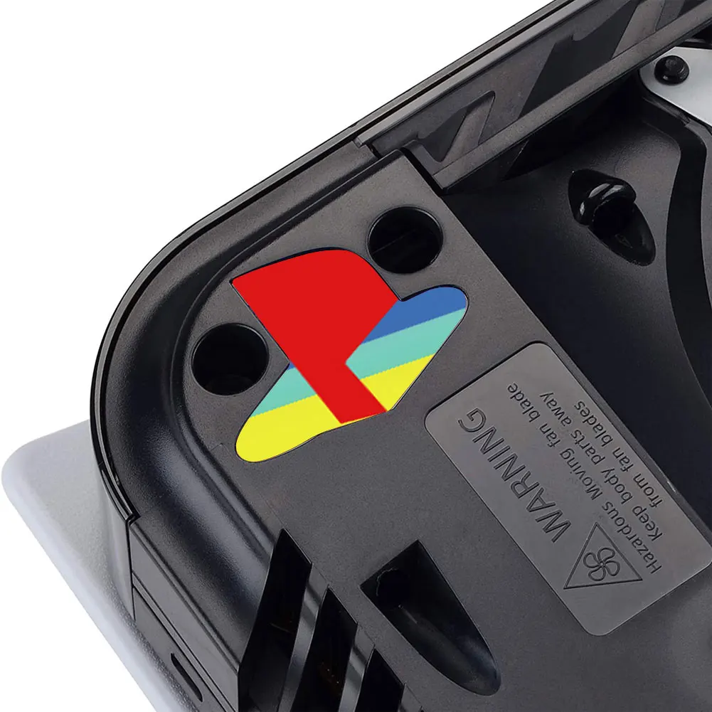 Bunte Schützende Haut Controller Abdeckung für Sony Playstation 5 PS5 Disk CD Fahrer/Digitale Konsole Logo Host Aufkleber Aufkleber flim