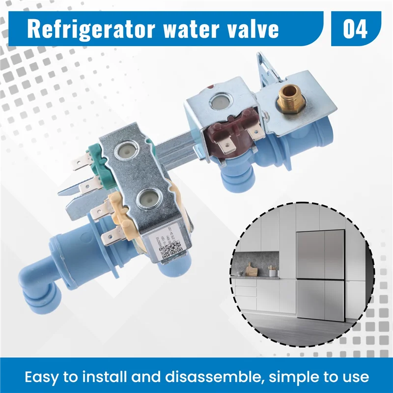ABJO-ตู้เย็นวาล์วน้ําสําหรับ Electrolux Frigidaire 242252702 AP5671757 PS7784018