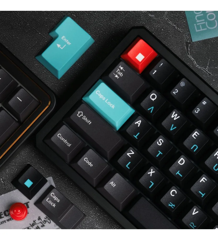 Sublimation mechanical keyboard cap keycap 143 keys Original side engraved light-transmitting PBT five sides