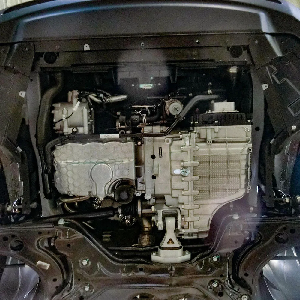 تحت المحرك الحرس سبلاش درع الطين الحاجز غطاء الطبق درابزين قطعة من نسيج حامي سبيكة ل BESTUNE T77 2019-2024 1.2T 1.5T #2