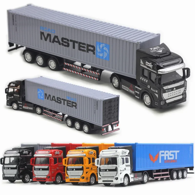 1/48 Big Size Container Truck Removable Windup Toy Children Gift view 2