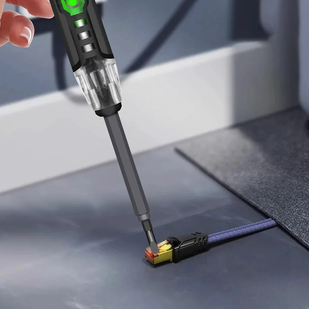 Multifunctional Electrician Screwdriver Circuit Tester Pen With Insulated Handle For Live Neutral Wire Detection And Breakpoint