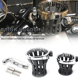 For Harley Yamaha Kawasaki Suzuki indian Honda GL1800 GL1500 F6B Universal Motorcycle Water Drinking Drink Cup Holder Bracket