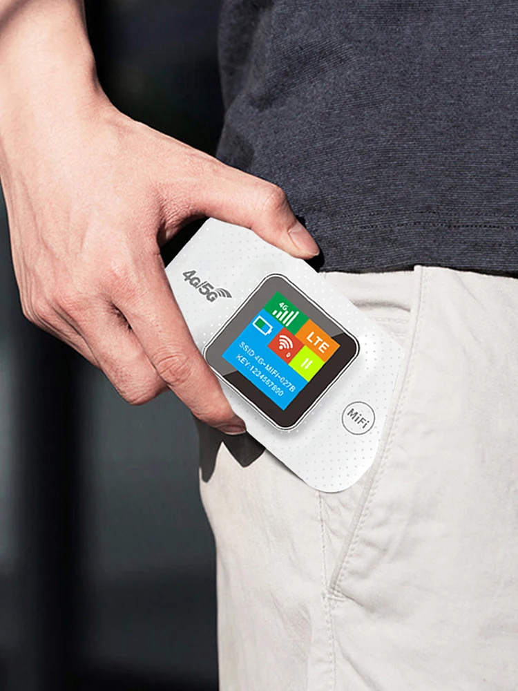 4G LTE Mobile WiFi Router 150Mbps Portable WiFi Hotspot with Sim Card Slot Wireless Internet Router Modem for Car Travel