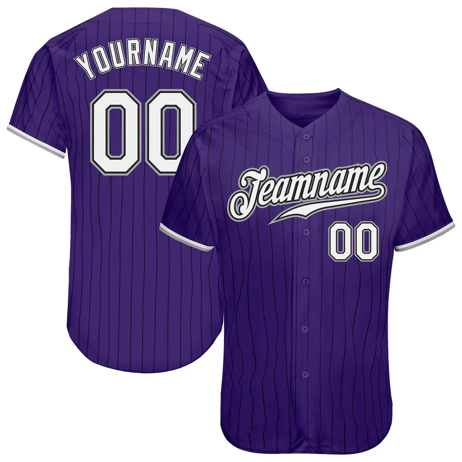 Vintage Schwarz Custom Baseball Jersey Shirt 3D gedruckt für Männer und Frauen Shirt Sport Unisex Tops