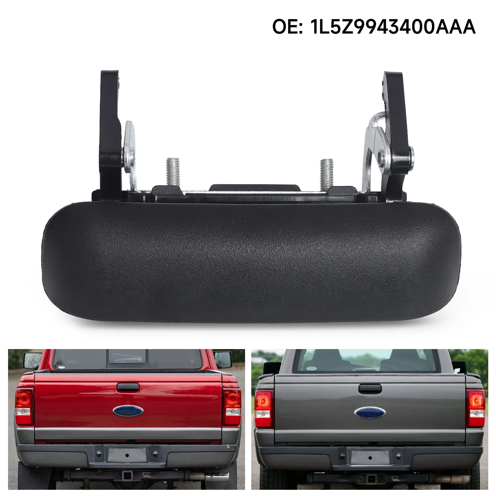

CNSPEED Tailgate Handle Rear Outside Exterior Outer Gate Lift Textured Black Plastic For Ford Ranger 1998-2011 1L5Z9943400AAA