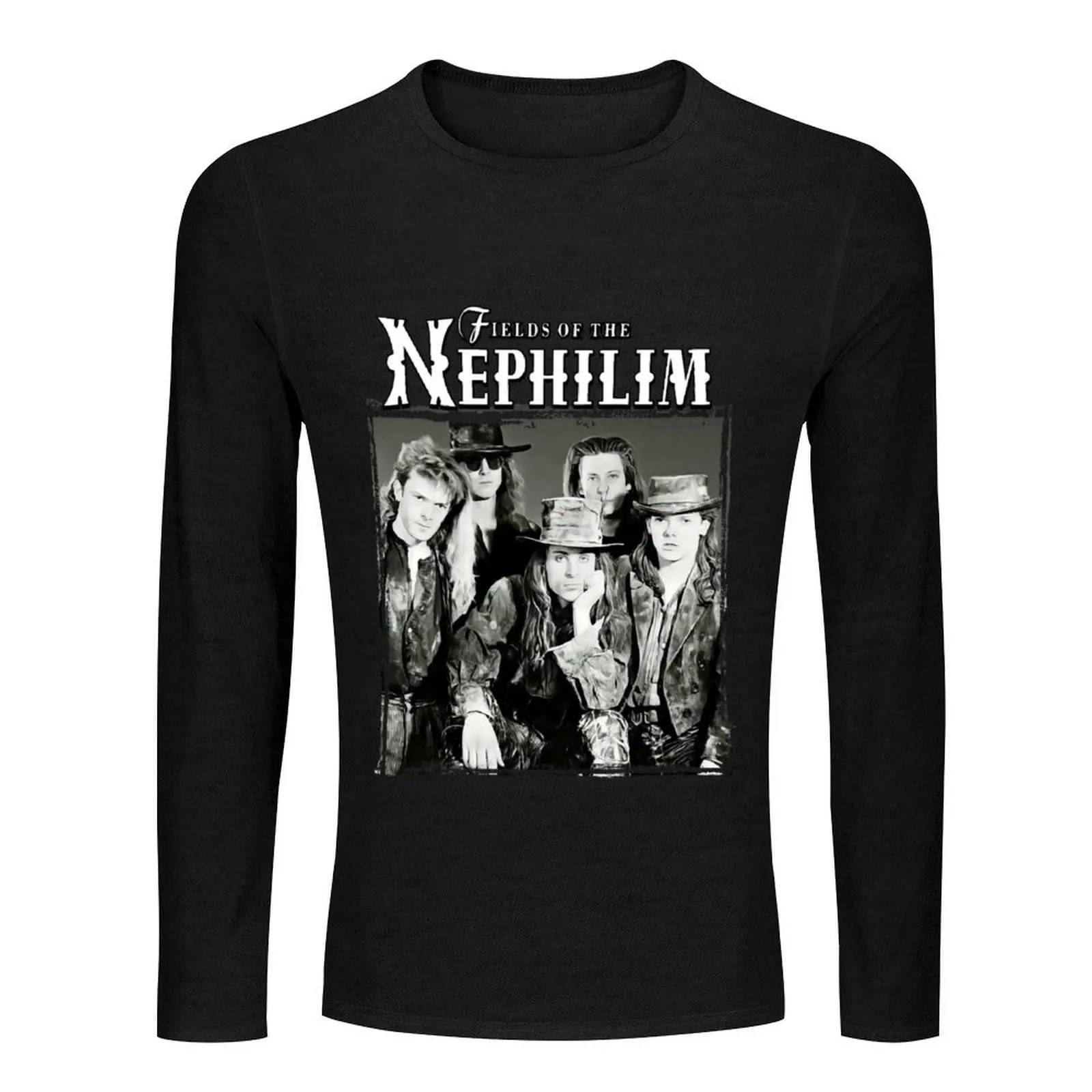 Fields of the nephilim Band Long T-Shirt tees Blouse mens workout shirts