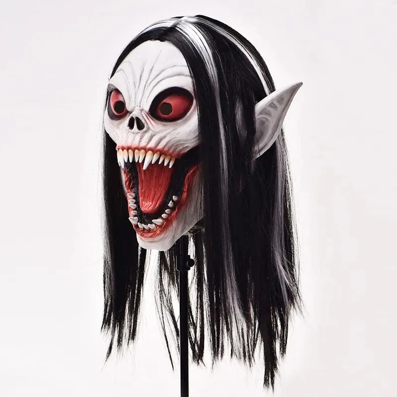 

Morbius Cosplay Latex Headgear Halloween Carnival Party Vampire Mask For Adults ir;l5