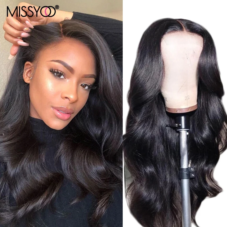 

Body Wave13x4 Lace Front Human Hair Wigs For Black Women Pre-plucked Transparent Lace Body Wave Wig Baby Hair Natural Color