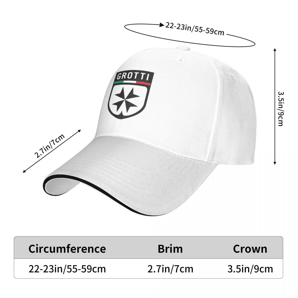 GROTTI - GRAND THEFT AUTO Cap Baseball Cap Anime hat hat for man Women's