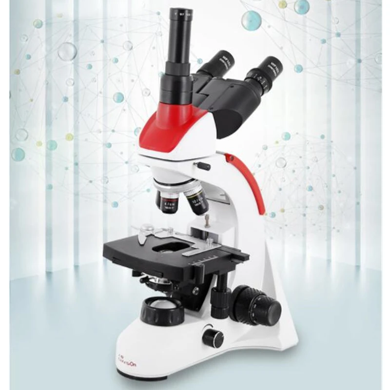 Maxvision Trinocular 10-2000T 40X-1600X Professional Biological Optical Microscope