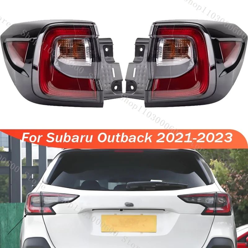 For Subaru Outback 2021-2023 Car Rear Outer Tail Light Assembly Turn Signal Brake Lights Fog Tail Lamp 84201AN02A 84201AN02B