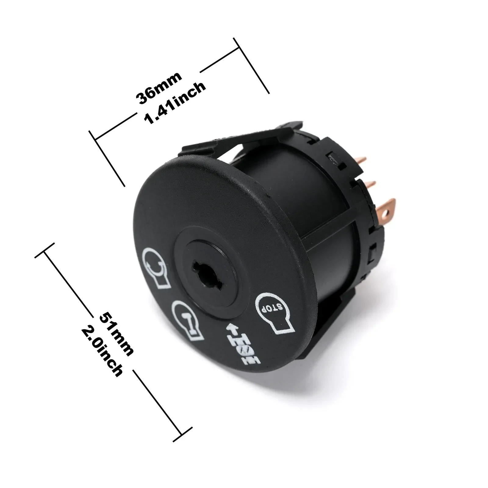Lawn Mower Lgnition Switch 532193350/193350 (4-Position, 7Pin