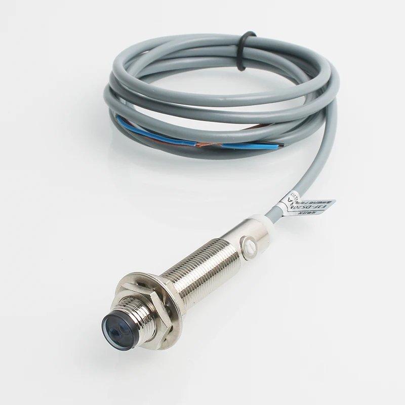 Proximity Switch 0-20cm Sensor Switch Capacitance Proximity Sensor Switch NPN NO（Normally Open）DC10-30V 300mA M12 3-Wire