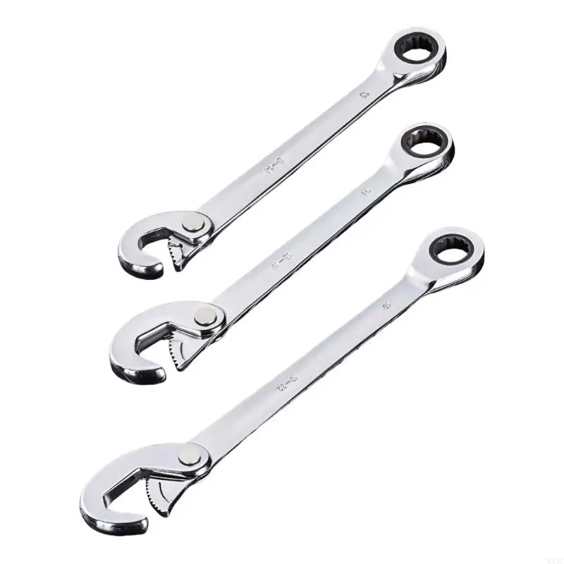 

WXTC Professional Ratchet Wrench Aly Steel Build Compactly Mechanical Repair Tool