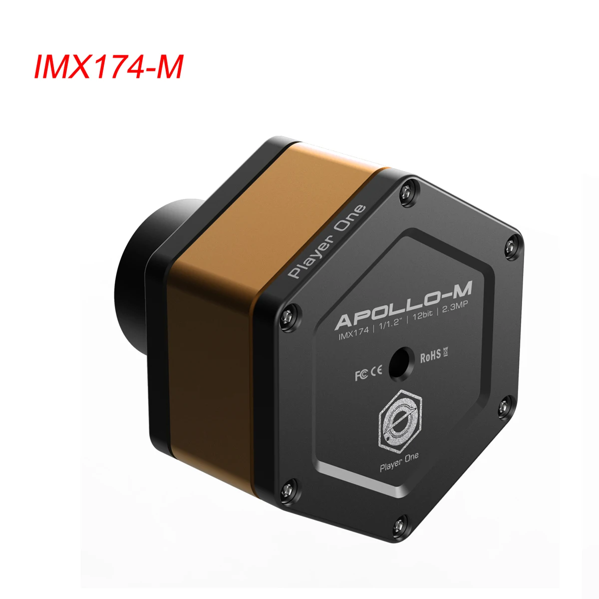 Player One Apollo-M/Apollo-C IMX174 USB3.0 Mono Camera Design for Focus on Solar Imaging LD2101Z