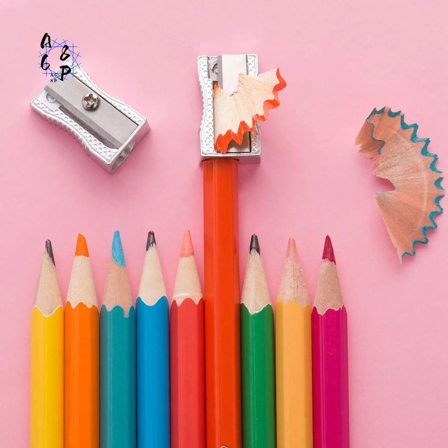 A68P-48 Pack Metal Mini Pencil Sharpeners Bulk Handheld Silver Single Hole Aluminum Alloy Handheld Sharpener Manual Pencil
