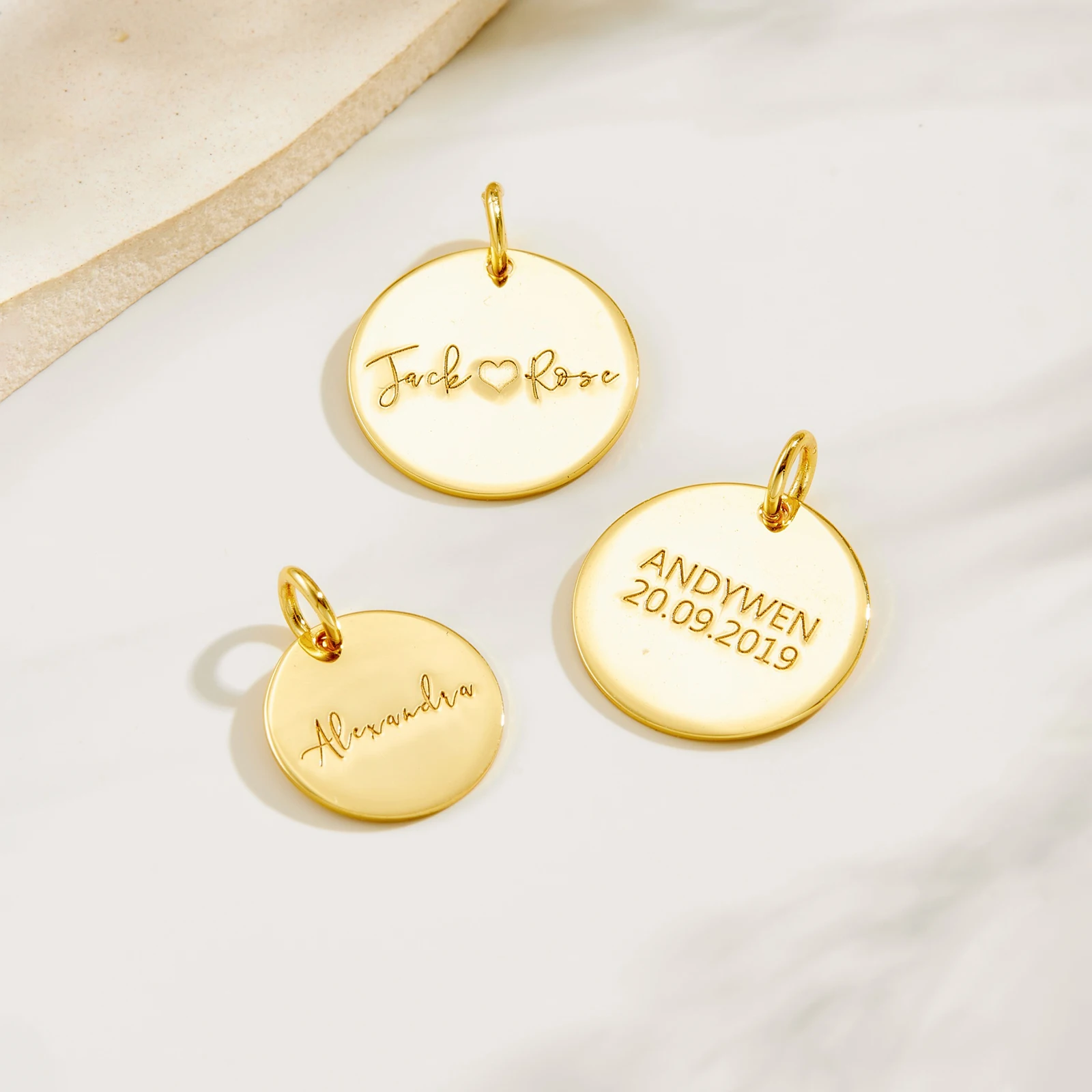 ANDYWEN 925 الفضة الاسترليني اسم شخصي محفورة رسالة قلادة قلادة عيد ميلاد عيد الحب هدية الذكرى مجوهرات #4