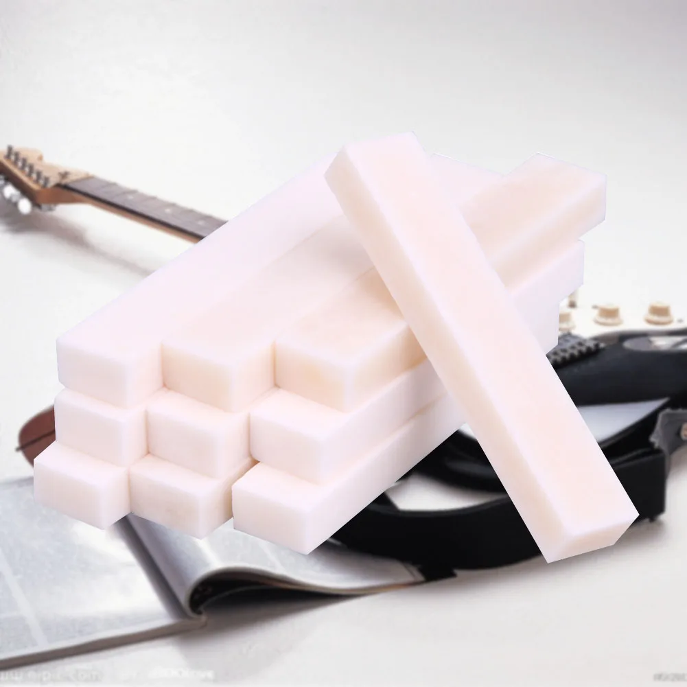 10 STKS Beste Gitaar Bas Real Blank Bone Moer voor LP Folk/Klassieke Gitaar