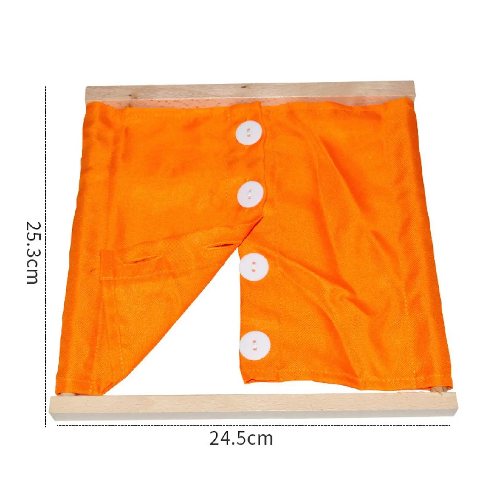 Montessori Wooden Busy Board Dress Learning Toy for Kids Fine Motor Skills Practice Educational Sensory Activity Children