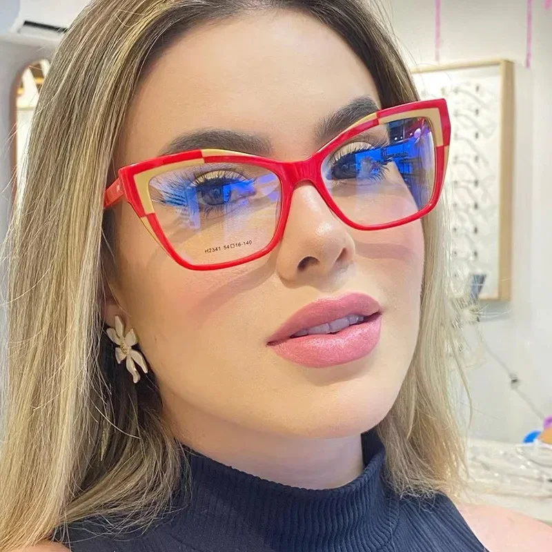 New Vintage Square Sunglasses Women Men Cat Eye Rectangle Glasses Female Eyewear for Male image 3
