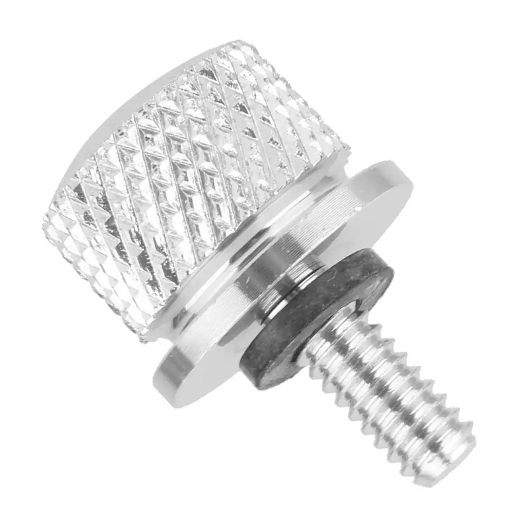 Durable Silver Aluminum Seat Bolt Screw Replacement 1/4