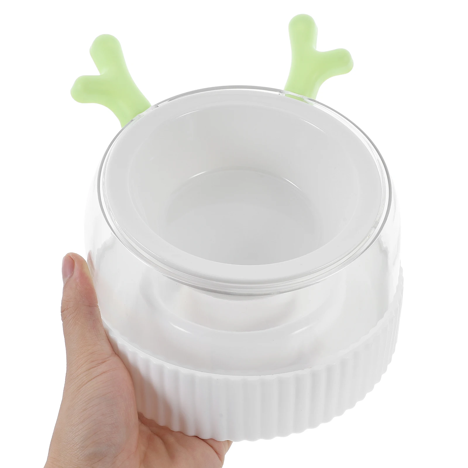 وعاء تغذية مياه للقطط مقاوم للانسكاب، وعاء تغذية الحيوانات الأليفة المرتفع غير قابل للانزلاق للقطط الداخلية، حامل طعام ومياه للكلاب الصغيرة، قابل لإعادة الاستخدام