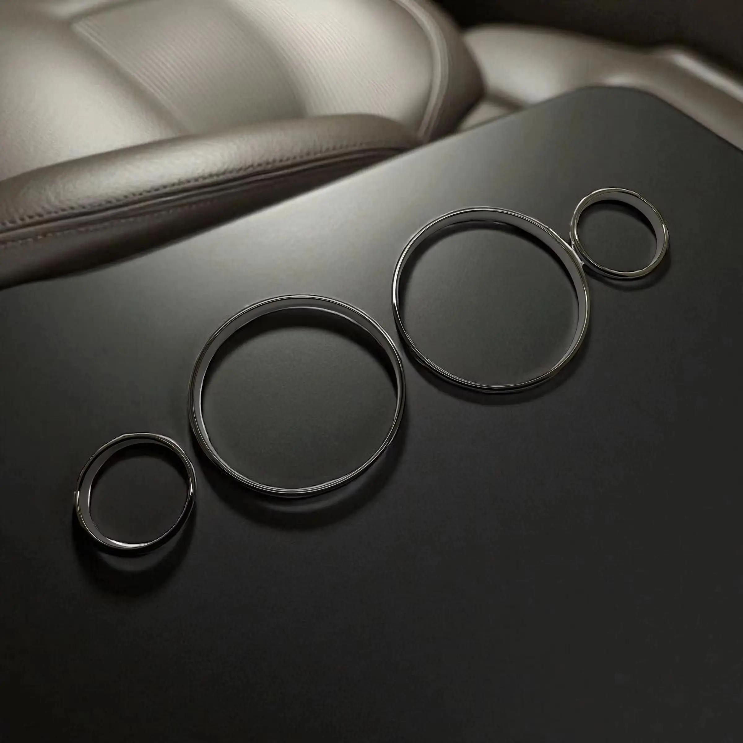 Instrument Panel Replacement Dashboard Speedometer Dial Gauge Ring Decor Kit For BMW E39 M5 5 Series E38 E53 X5
