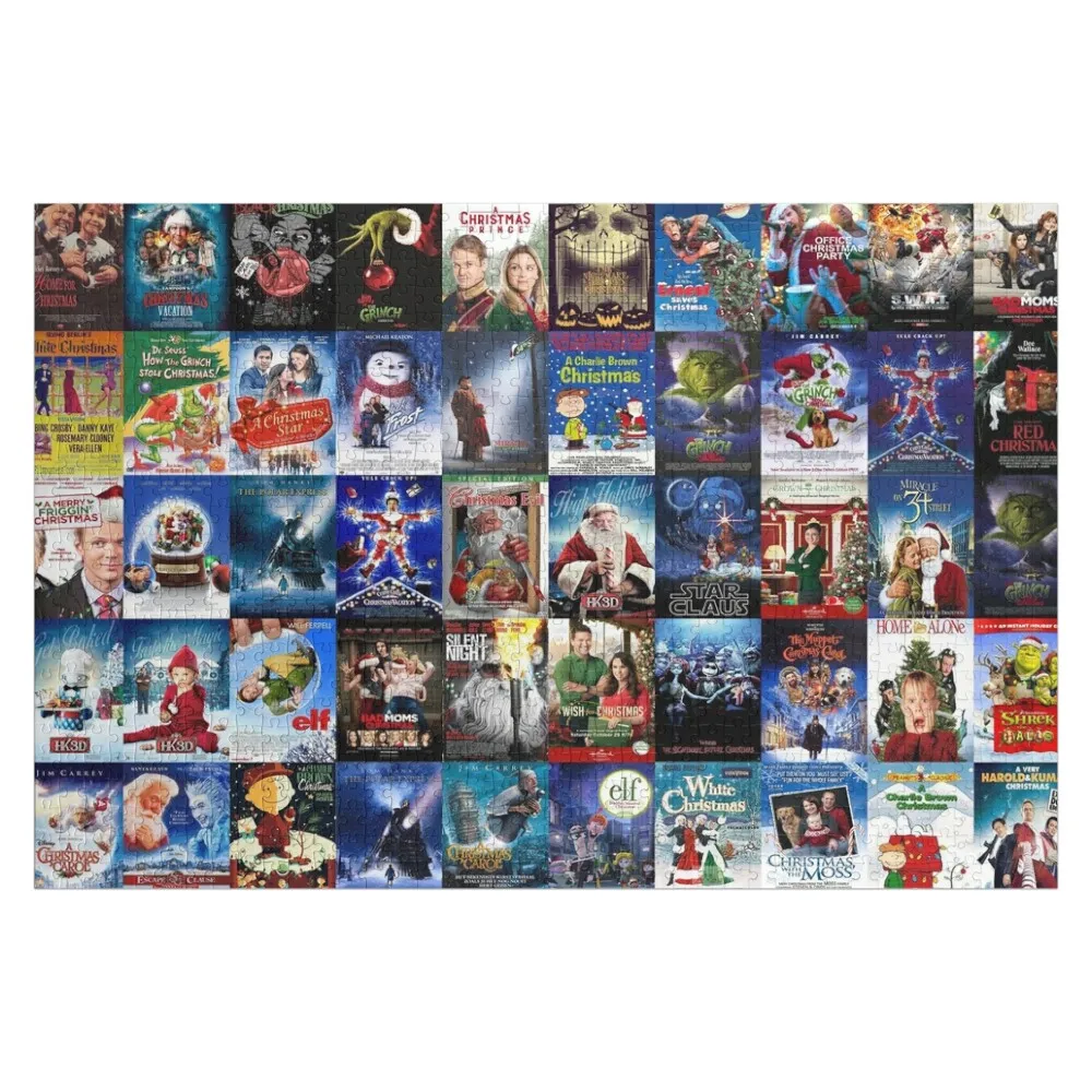 

Christmas Movies Jigsaw Puzzle Custom With Photo Wooden Compositions For Children Custom Child Gift Photo Custom Puzzle