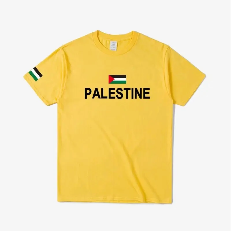 Palestine Palestinian National flag t shirt Fashion Jersey Nation Team 100% Cotton T-shirt Tees Country Sporting Gyms PS PSE Top