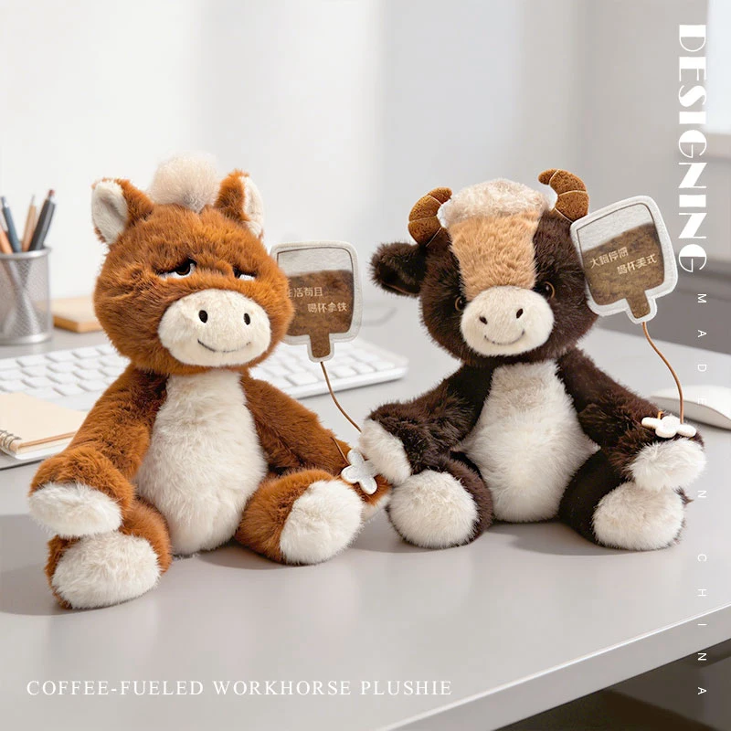 

1 Piece Soft Doll Kids Toys Huggable Plush Cow Toy 30CM Lovely Plush Stuffed Animals Cattle Birthday Gift For Children