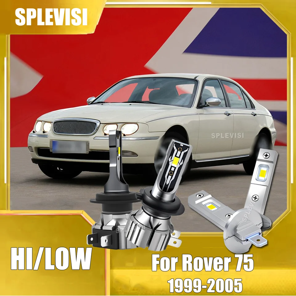 

Intelligent temperature control protection H7 H1 LED Headlights High Low Beam For Rover 75 1999 2000 2001 2002 2003 2004 2005