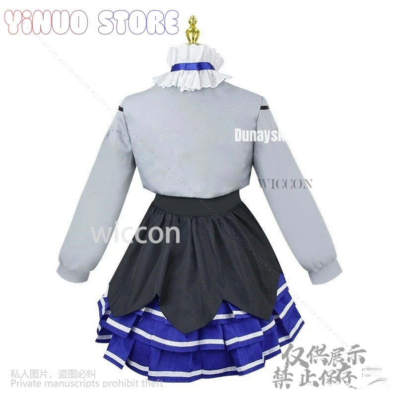 Disfraz de Anime Virtual YouTuber Vtuber Dokibird, disfraz de Cutecore, vestido de abrigo de Lolita, pelucas de uniforme para niñas y mujeres personalizadas