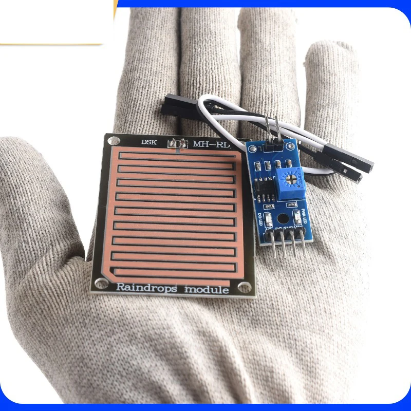 Raindrop sensing module, large-area raindrop module, 5V raindrop controller relay module, rainwater sensor