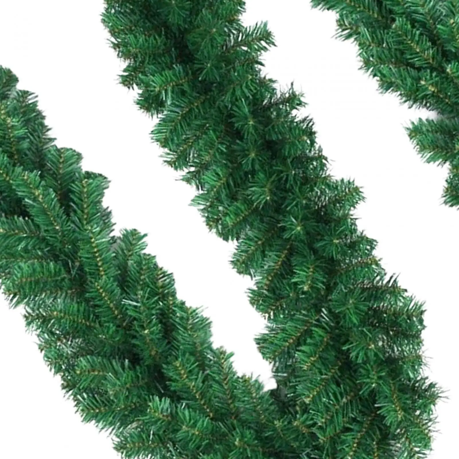 

8.8 ft Christmas Garland Greenery Twist Wreath for Fireplace Winter Holiday