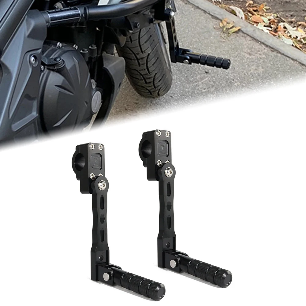 

Fit For Yamaha Tenere 700 XTZ690 2019-2024 Motorcycle Adjustable Passenger Foot Pegs Mount Kit Highway Peg Extensions Bracket