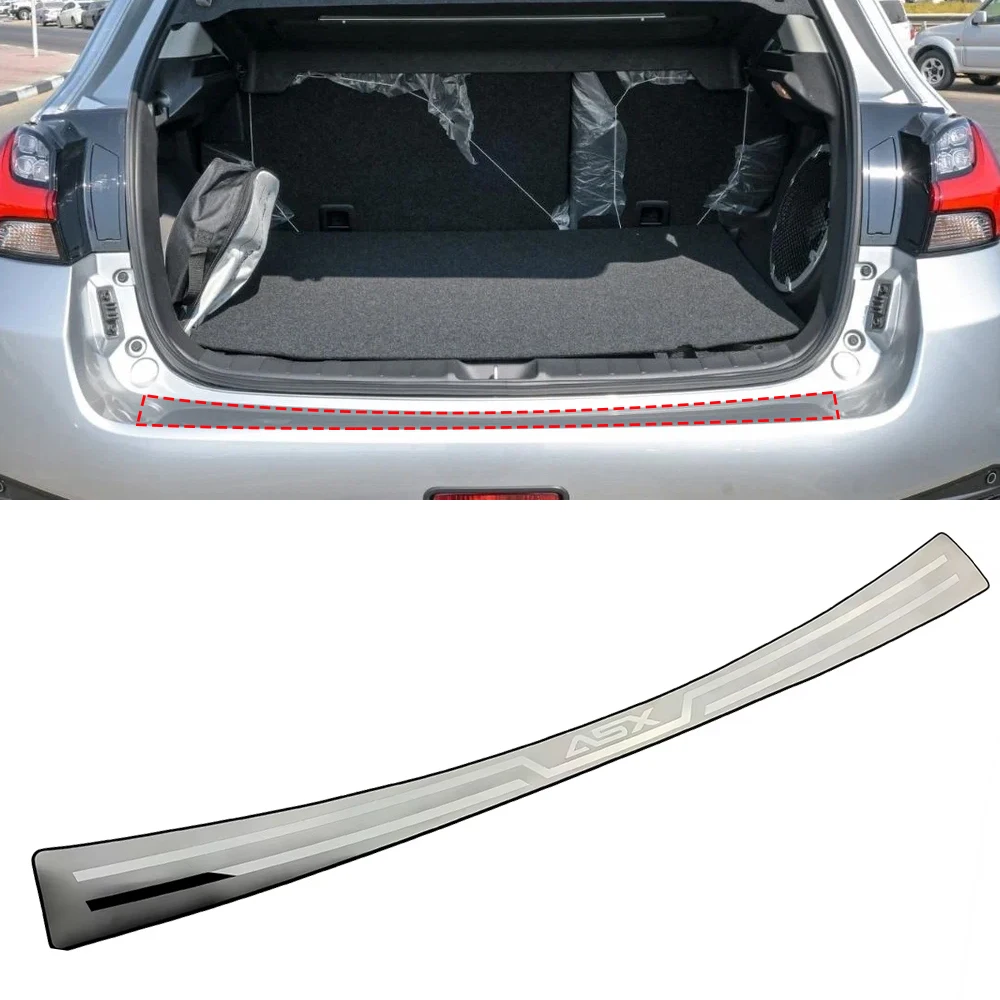 

For Mitsubishi ASX 2020 2021 2022 2023 2024 2025 Auto Rear Bumper Protector Car Accessories Trunk Door Sill Scuff Plate Trim