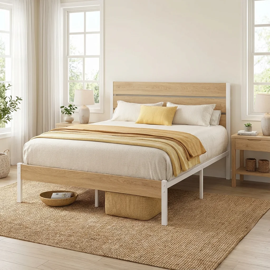 

Металлическая кровать-платформа с регулируемым наклоном по заводской цене, современная, настраиваемого размера, для квартир и отелей. Акция!