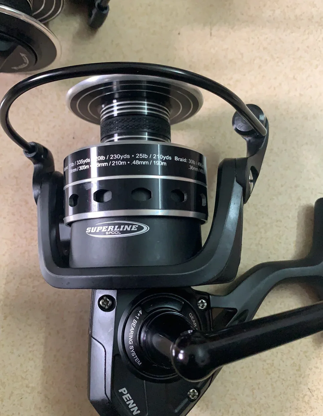 Imagem -04 - Penn-perseguição Iii Full Metal Corpo Spinning Reel Barco de Água Salgada Pesca Roda Original 4000 5000 6000 Ocean Usa America