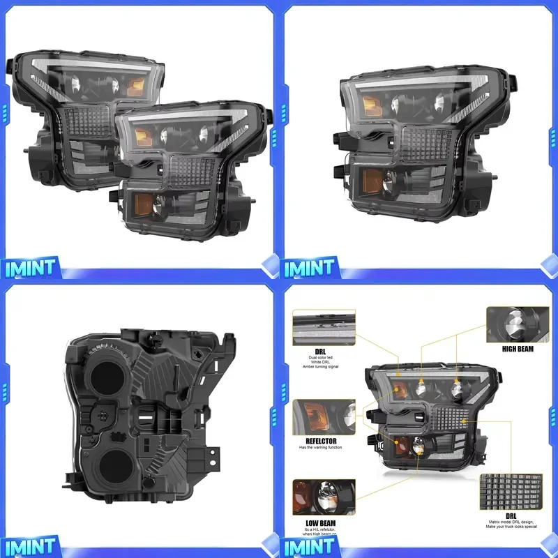 2024 Manufacturer Direct 140W Faros Led Auto Head Light for F150 Rims Off Road Headlamp