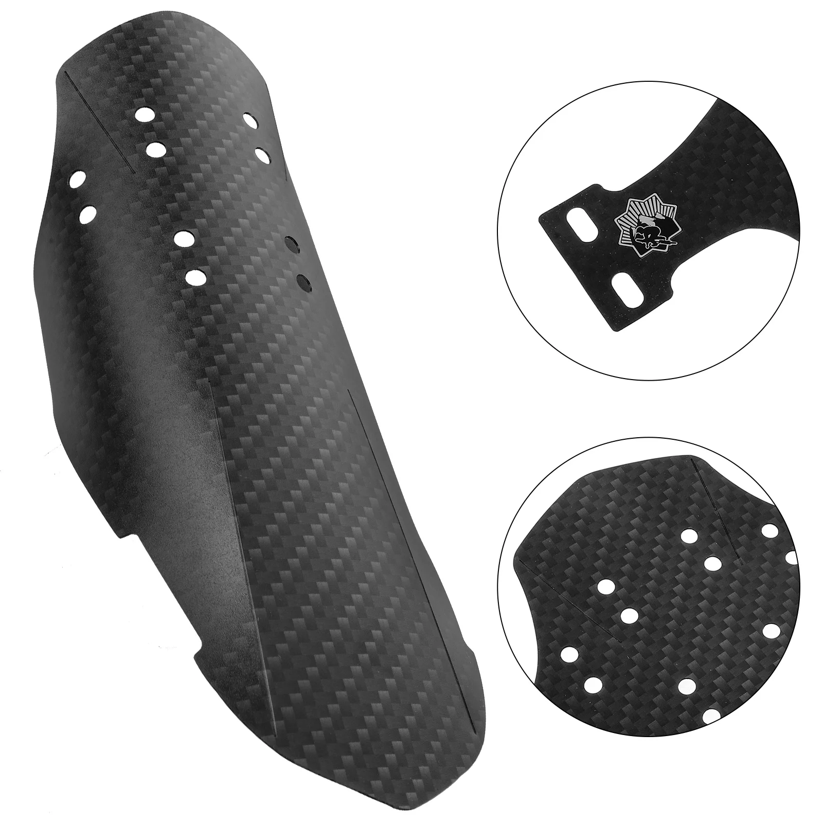 Front Fork Bicycle Mud Guard Universal Fit No Tool Installation Road Mountain Bike Mudguard Front Tire Protection