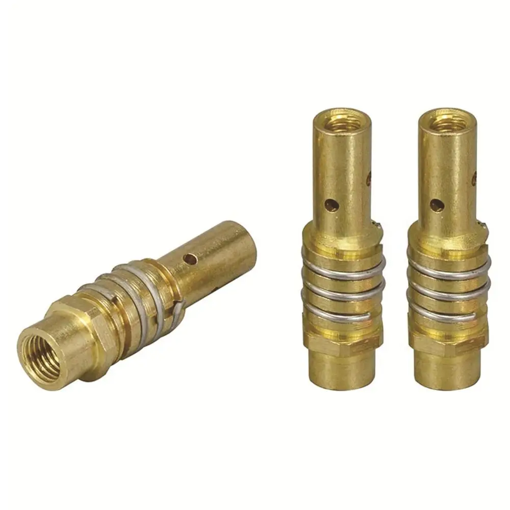 14PCS MB15AK MIG Conductive Nozzle Kit Connecting Rod 0.6/0.8/0.9/1.0/1.2mm Welding Nozzle Kit Protective Cover Soldering Tool