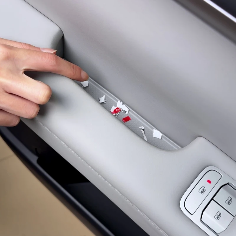 Door Handle Storage Box for BYD Leopard 7 Titanium 7 Silicone Armrest Anti-Scratch Door Slot Mat Interior Modification Accessory
